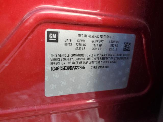 2013 BUICK LACROSSE - 1G4GC5E39DF327355