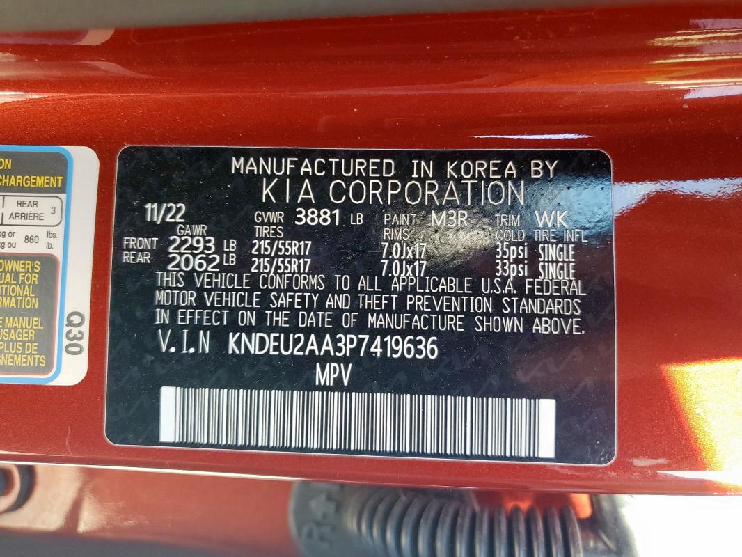 2023 KIA SELTOS S #3304015644