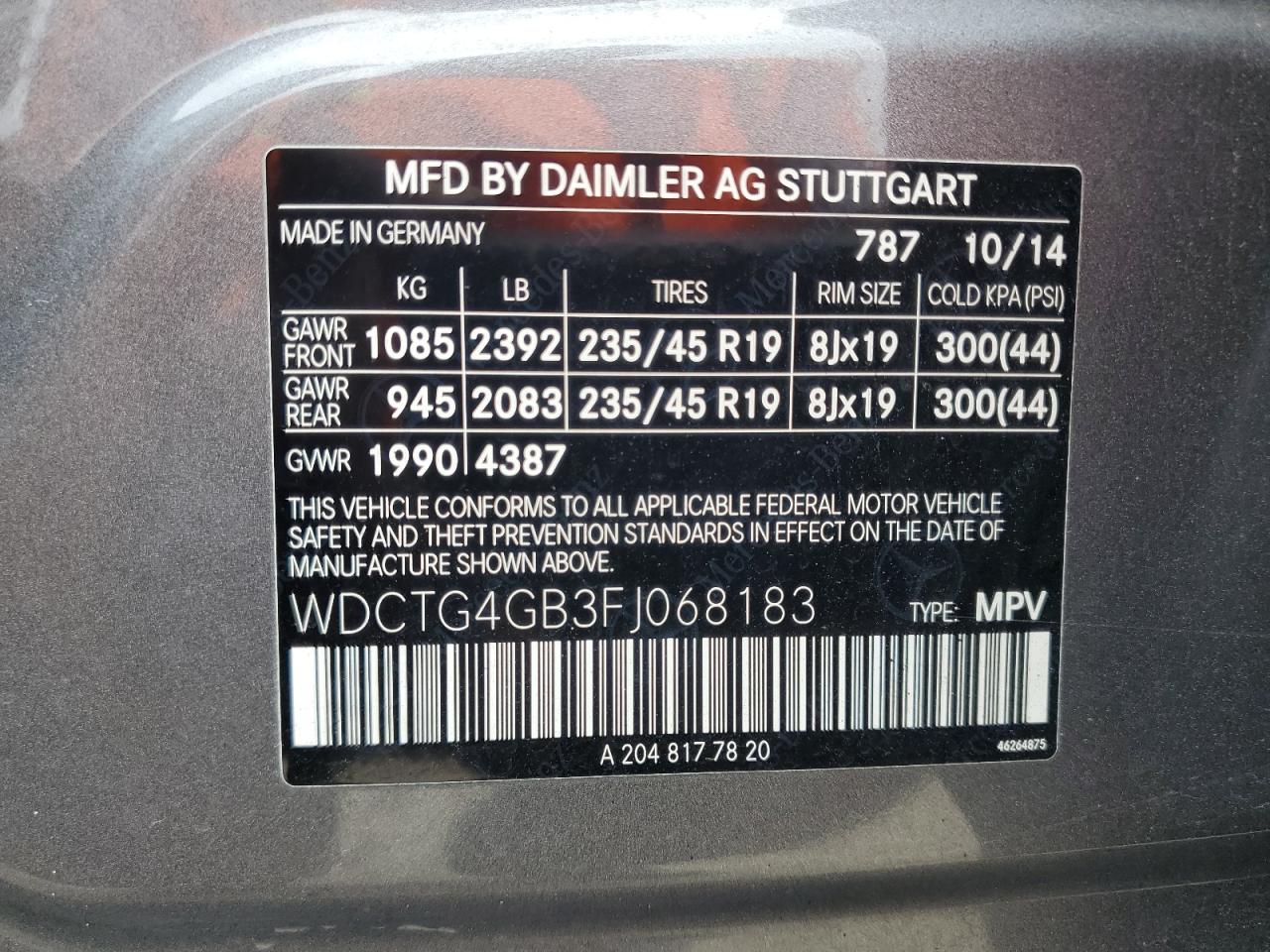 MERCEDES-BENZ GLA-CLASS 250 4MATIC