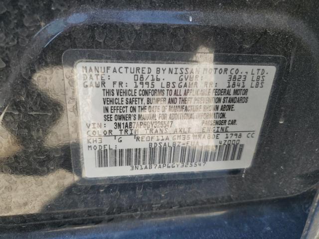 2016 NISSAN SENTRA S - 3N1AB7AP6GY325547