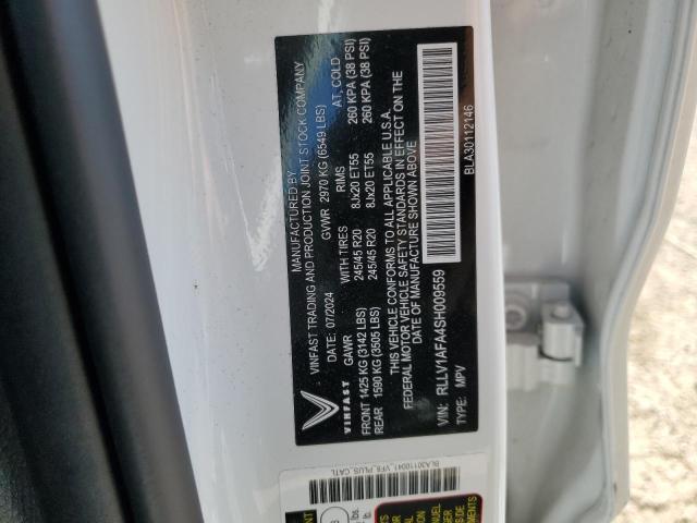 2025 VINFAST TRADING AND PRODU VF 8 PLUS #3279819281