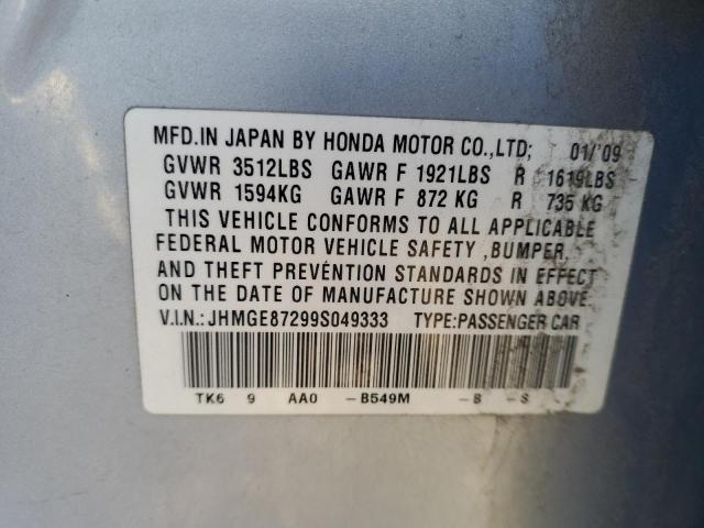 2009 HONDA FIT #3300694772