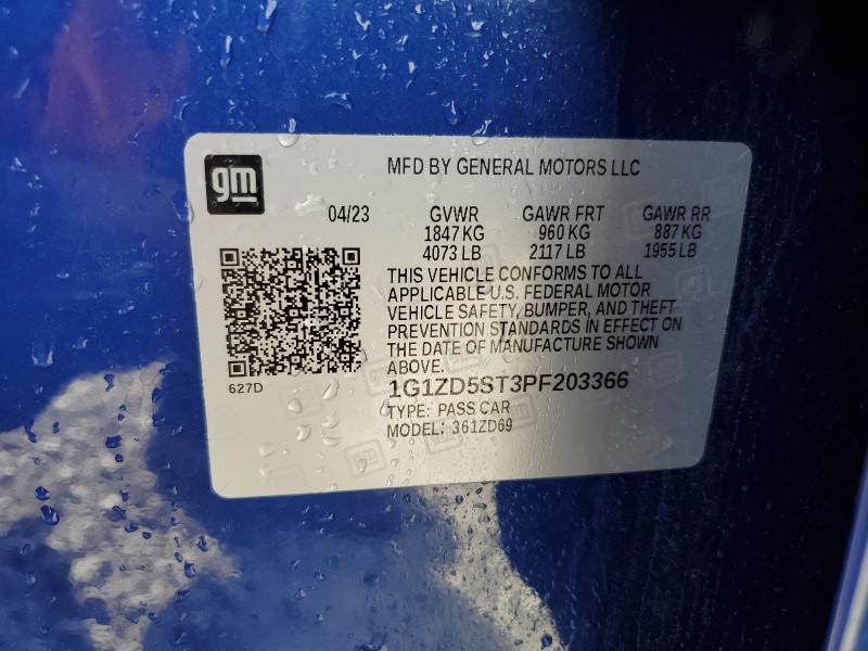 2023 CHEVROLET MALIBU LT #3293428429