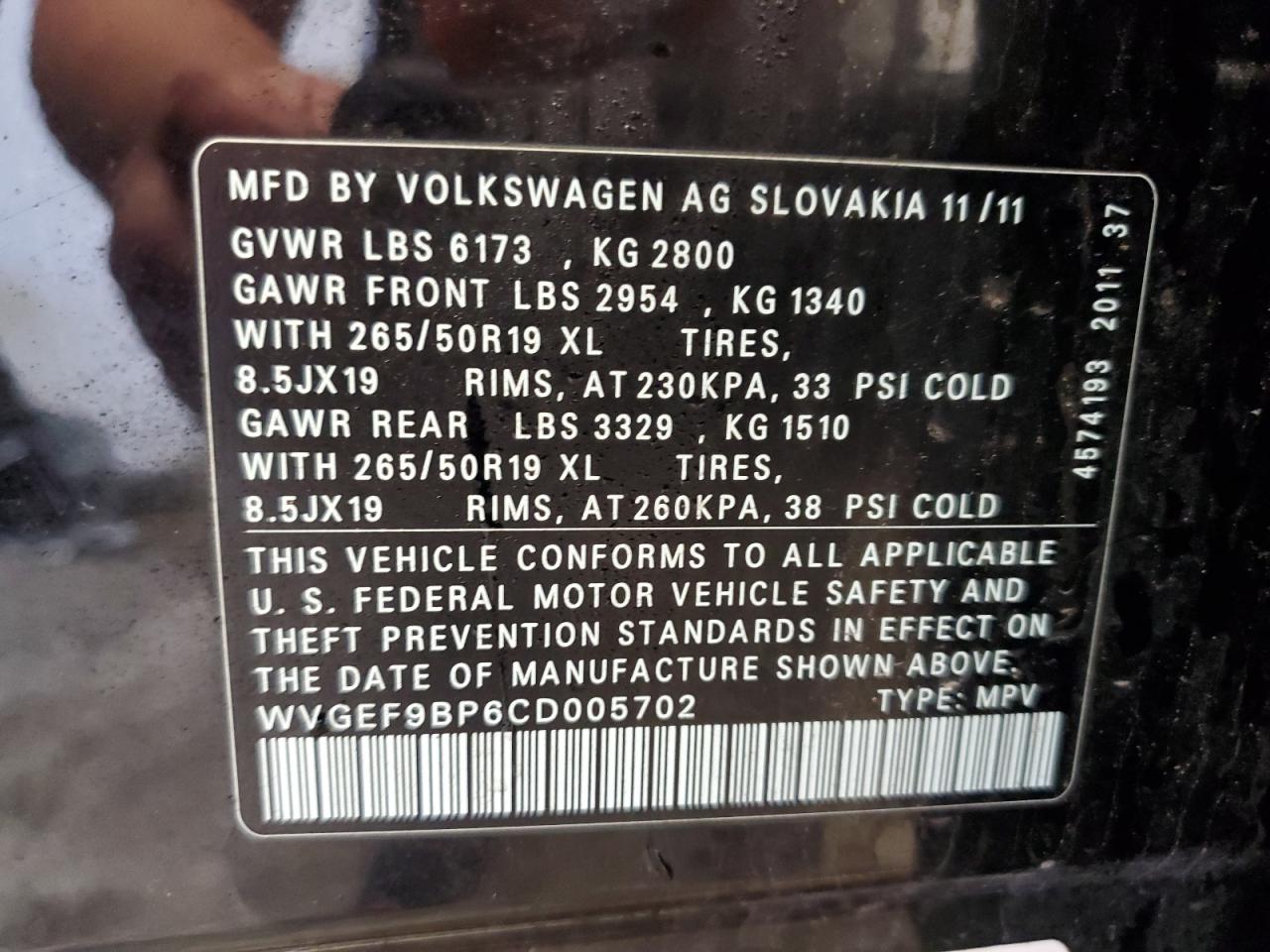 VOLKSWAGEN TOUAREG V6