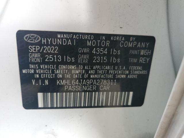2023 HYUNDAI SONATA SEL KMHL64JA9PA278311