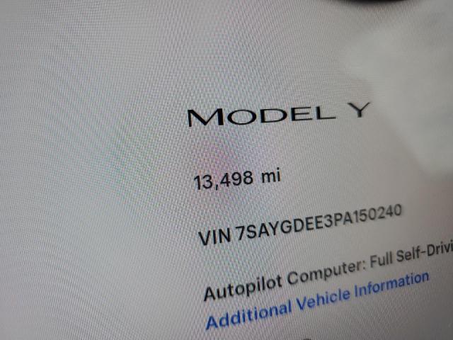 2023 TESLA MODEL Y 7SAYGDEE3PA150240
