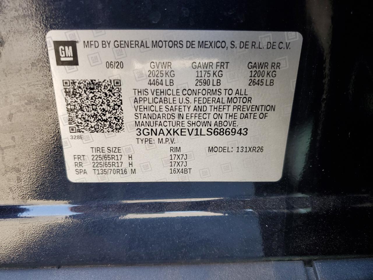 CHEVROLET EQUINOX LT