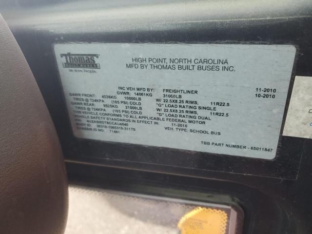 2012 FREIGHTLINER CHASSIS B2 #3291357140