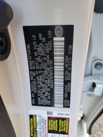 2023 LEXUS ES 350 BAS 58ADZ1B19PU157195