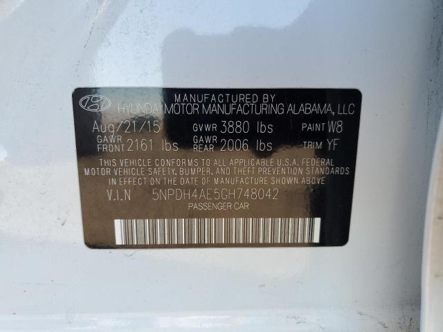 2016 HYUNDAI ELANTRA SE - 5NPDH4AE5GH748042