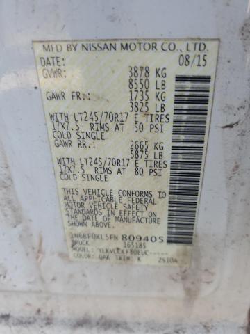 2015 NISSAN NV 1500 #3310481055