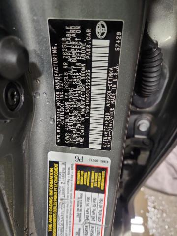 2012 TOYOTA CAMRY BASE - 4T1BF1FK6CU532335