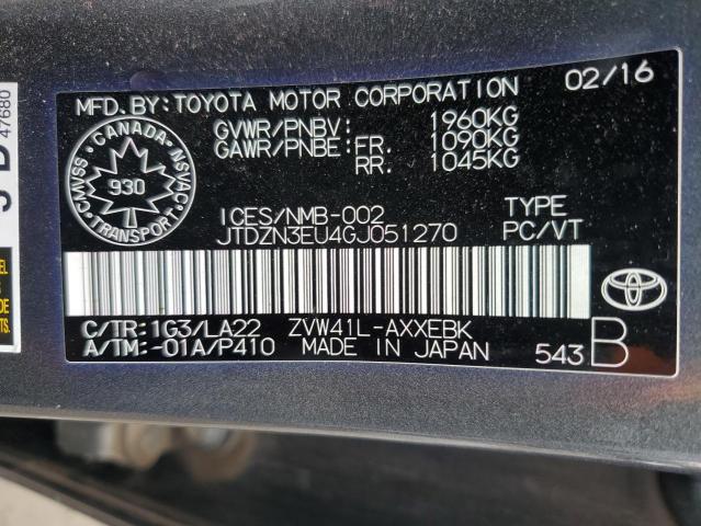 2016 TOYOTA PRIUS V - JTDZN3EU4GJ051270