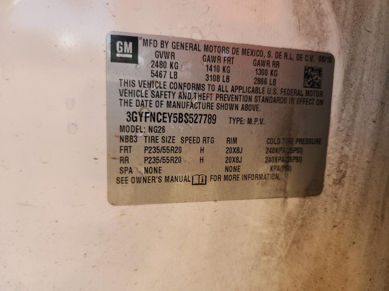 CADILLAC SRX PREMIUM COLLECTION