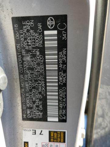 2018 TOYOTA PRIUS PRIME - JTDKARFP1J3087437