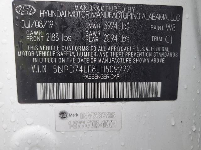 2020 HYUNDAI ELANTRA SE - 5NPD74LF8LH509992