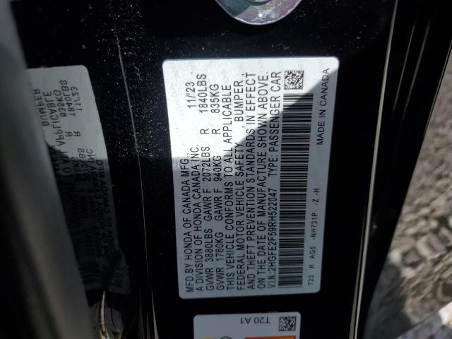 2024 HONDA CIVIC SPOR #3296359161