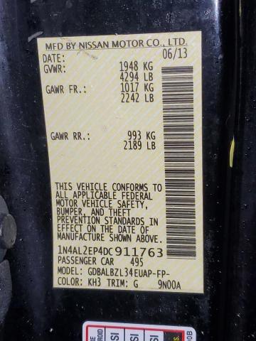 2013 NISSAN ALTIMA S - 1N4AL2EP4DC911763