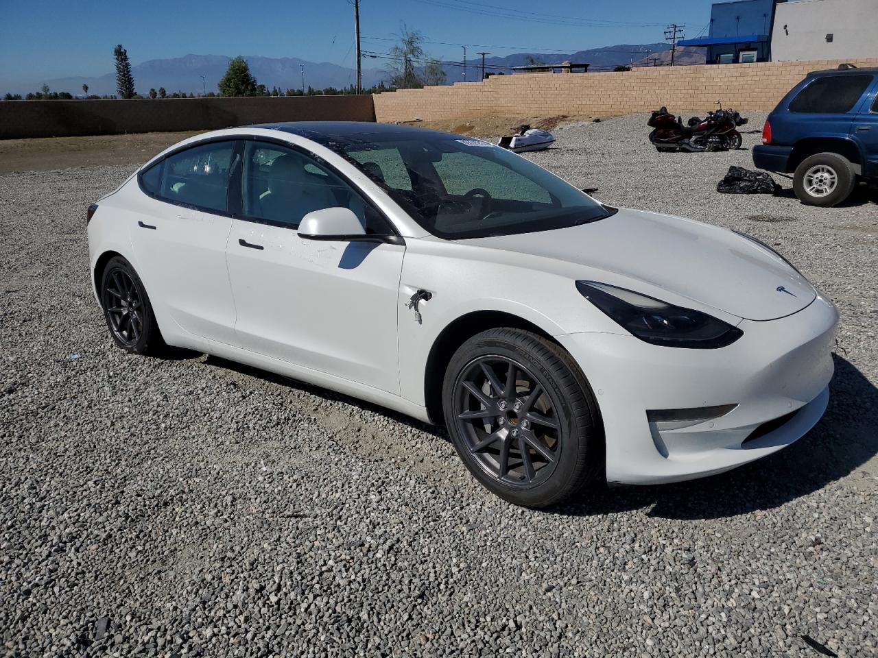 Lot #3302766383 2021 TESLA MODEL 3