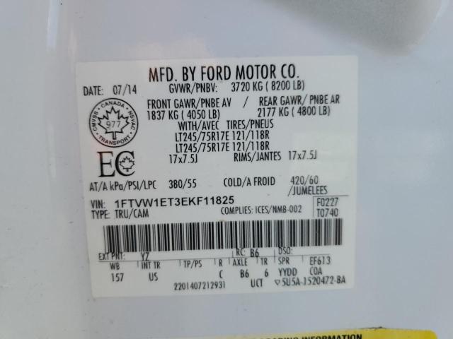 2014 FORD F150 SUPER - 1FTVW1ET3EKF11825