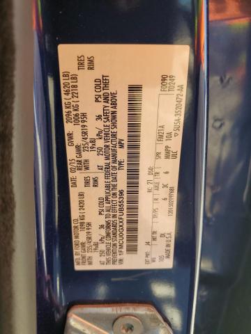 2015 FORD ESCAPE SE - 1FMCU0GXXFUB55396