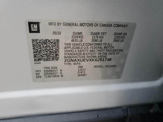 2019 CHEVROLET EQUINOX LT #3270020999