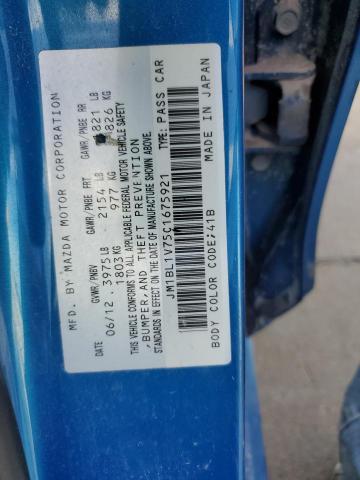 2012 MAZDA 3 I - JM1BL1V75C1675921