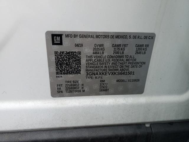 2019 CHEVROLET EQUINOX LT #3291295507