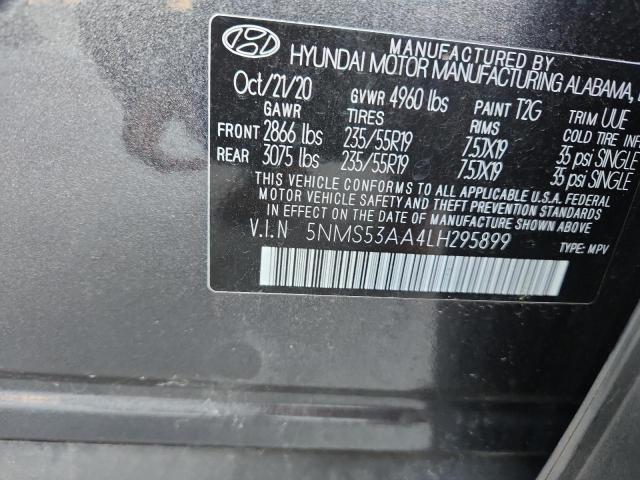 2020 HYUNDAI SANTA FE LIMITED 5NMS53AA4LH295899