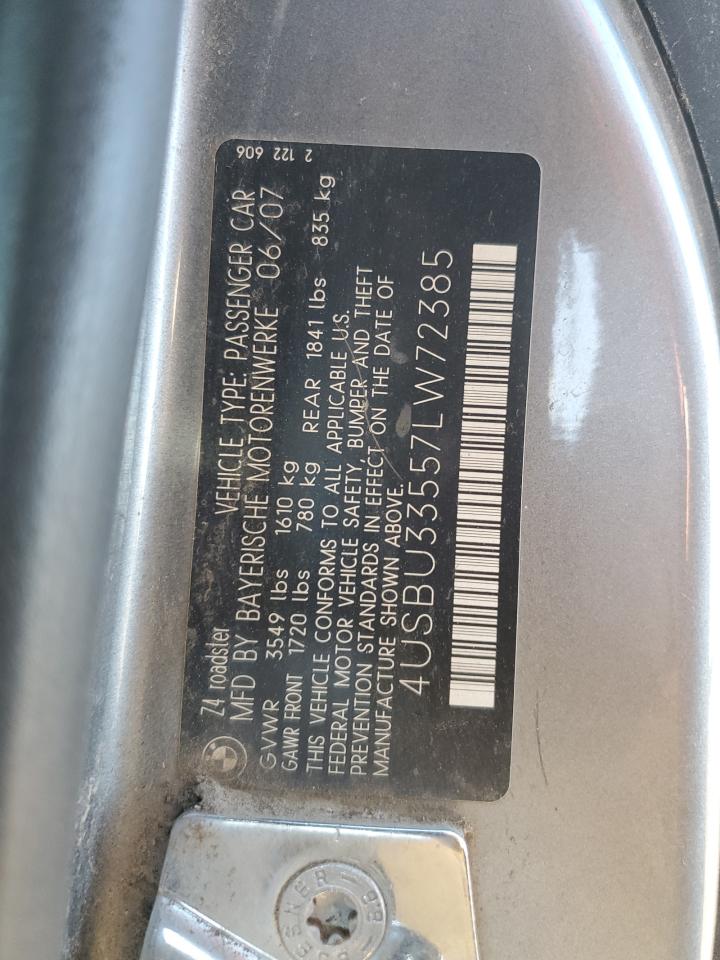 Lot #3284308015 2007 BMW Z4 3.0