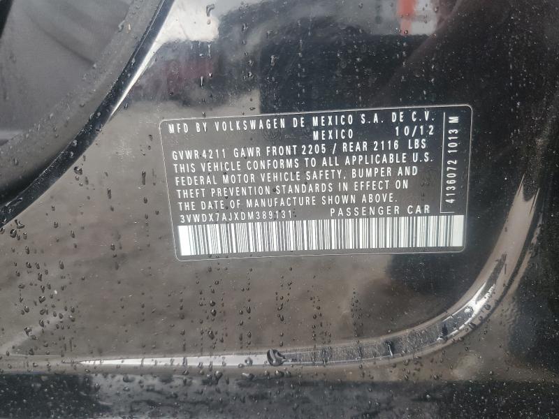 2013 VOLKSWAGEN JETTA SE - 3VWDX7AJXDM389131