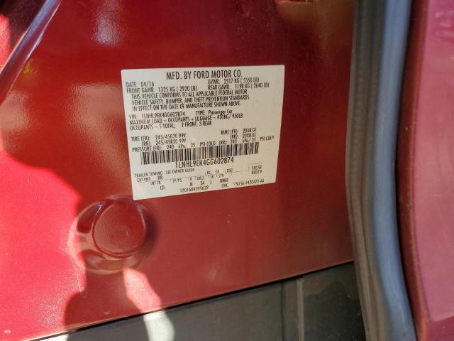 2016 LINCOLN MKS #3302647120