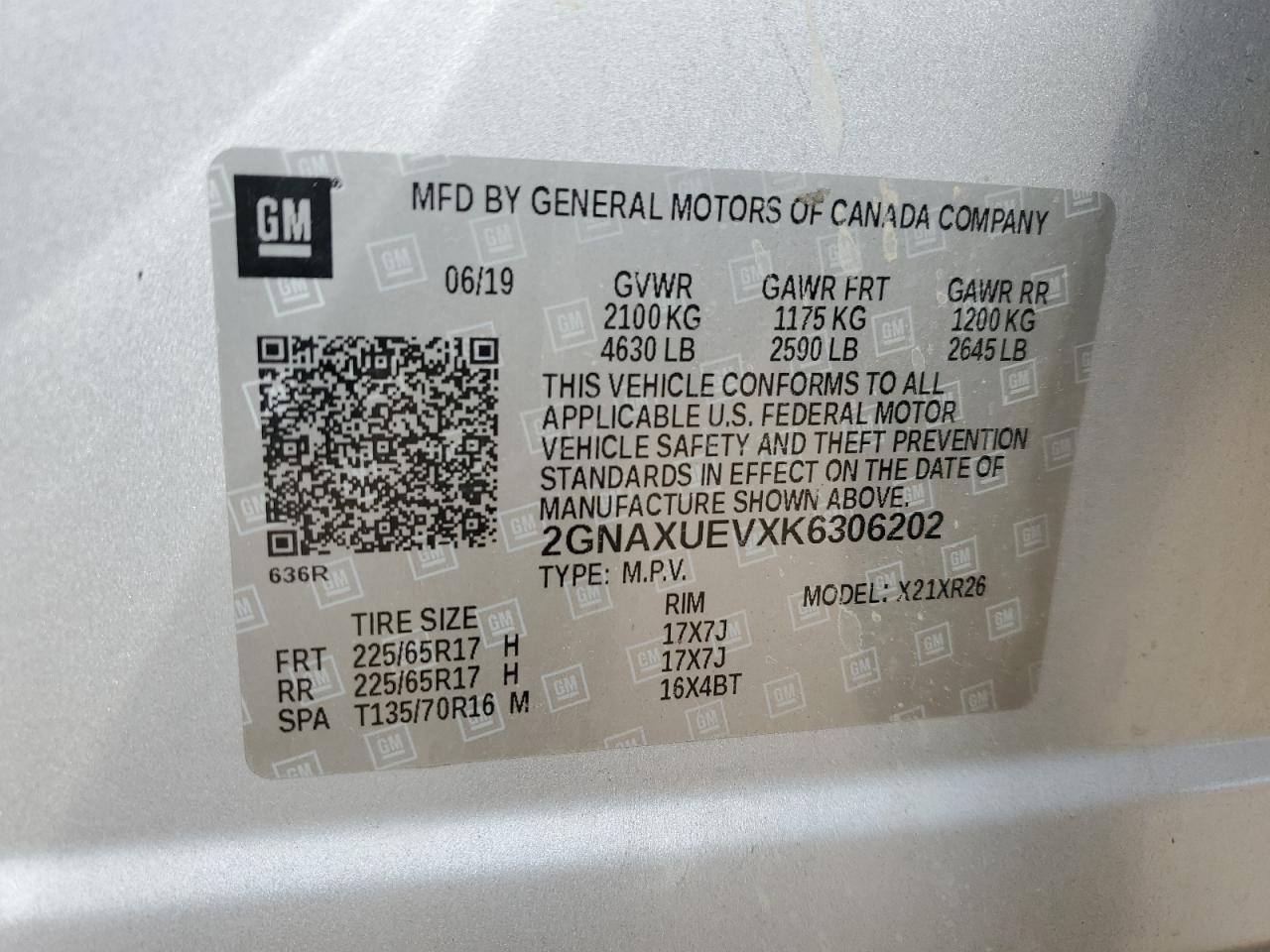 CHEVROLET EQUINOX LT