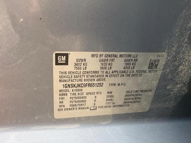 2015 CHEVROLET SUBURBAN K #3265653238