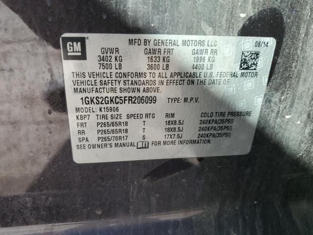 2015 GMC YUKON XL K1500 SLE 1GKS2GKC5FR206099