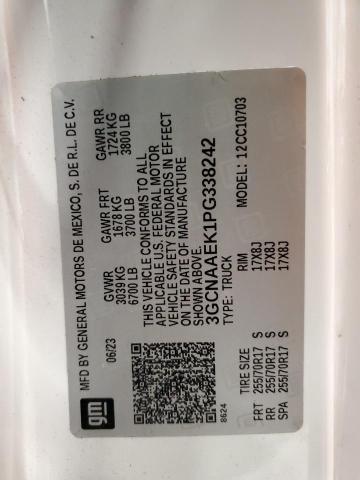 2023 CHEVROLET SILVERADO C1500 - 3GCNAAEK1PG338242