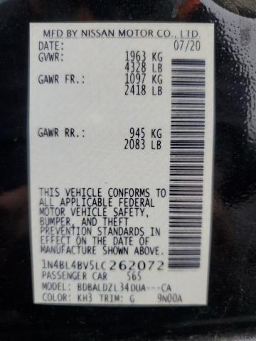 2020 NISSAN ALTIMA S #3310302063