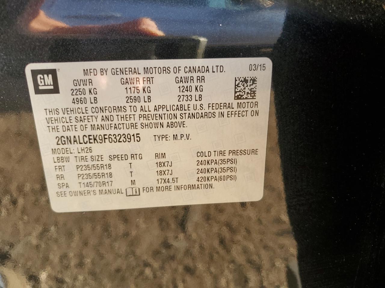 CHEVROLET EQUINOX LT