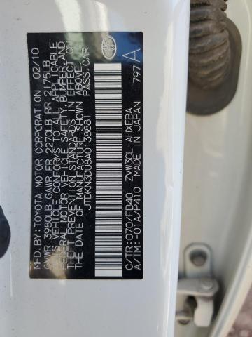 2010 TOYOTA PRIUS - JTDKN3DU8A0138881