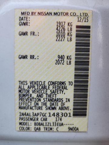 2016 NISSAN ALTIMA 2.5 #3285973570