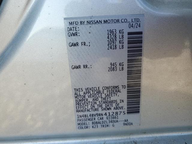 2024 NISSAN ALTIMA S - 1N4BL4BV9RN412875