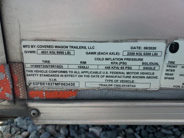 2021 COVERED WAGON UNKNOWN #3317794078