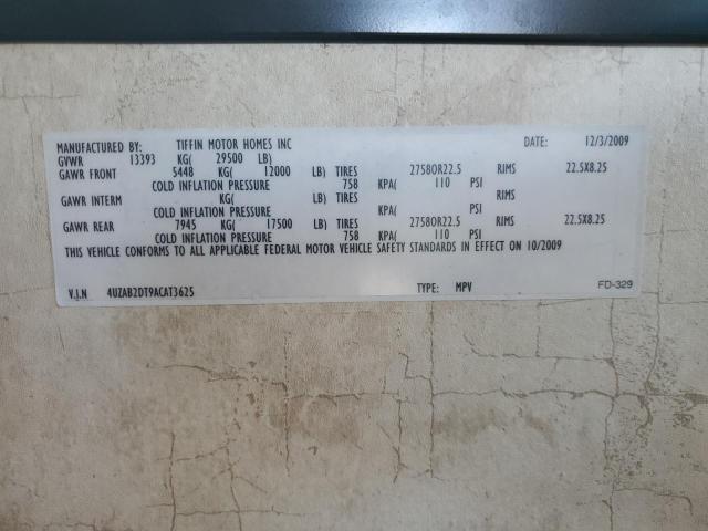 2010 FREIGHTLINER CHASSIS XC #3284214549