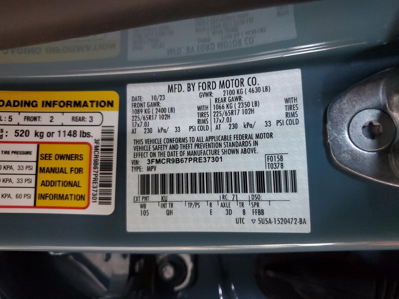 FORD BRONCO SPORT BIG BEND