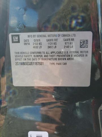 2014 CHEVROLET IMPALA LIM - 2G1WB5E32E1187931