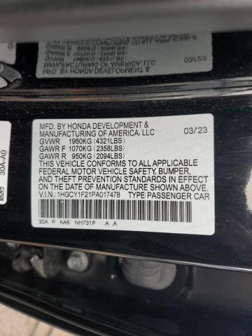 2023 HONDA ACCORD LX #3279545237