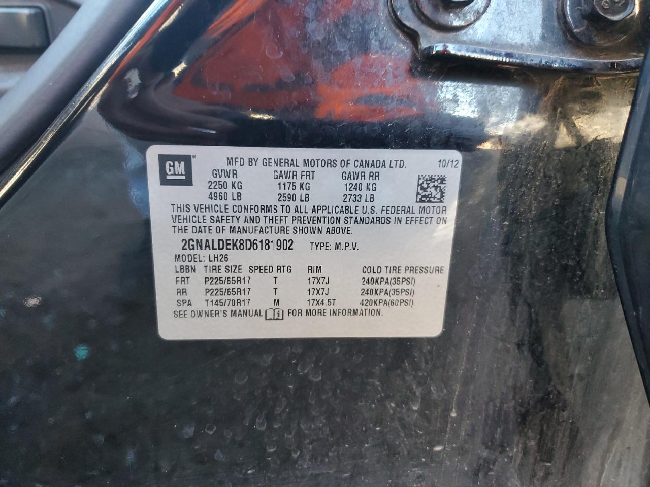 CHEVROLET EQUINOX LT