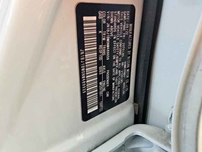 2022 NISSAN ROGUE SPOR JN1BJ1BW0NW489939