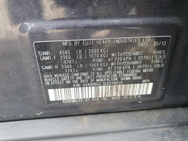 2013 SUBARU OUTBACK 2. - 4S4BRBGC1D3319028