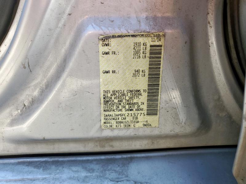 2015 NISS ALTIMA 2.5 #3282537892